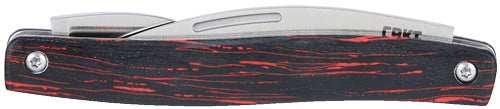 Crkt Forebear Dual Blade - Folder Slip Joint Red/black - Skoutley Outdoors LLC