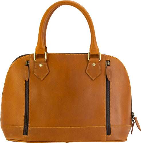 Cameleon S&w Classic Satchel - Concealed Carry Purse Brown - Skoutley Outdoors LLC