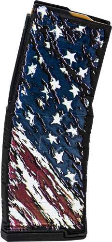 Amend2 Ar-15 Magazine 5.56x45 - 30rd Poly Mod3 American Flag - Skoutley Outdoors LLC