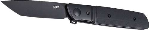 Crkt Bamboozled 3.3" Tanto - Assisted Black/black D2 - Skoutley Outdoors LLC