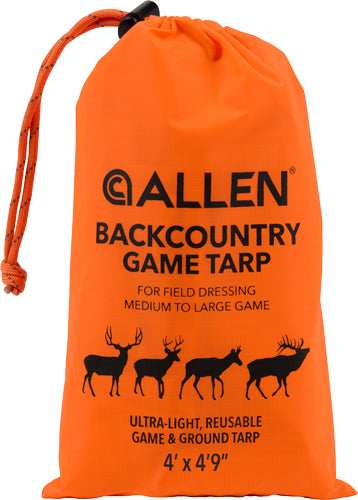 Allen Backcountry Game Tarp - 4' X 4'9" Blaze Orange - Skoutley Outdoors LLC