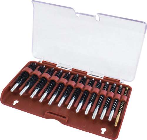 Tipton 13-piece Nylon Rifle - Bore Brush Set W/storage Case - Skoutley Outdoors LLC