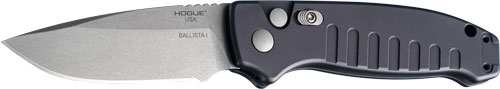 Hogue Ballista-i Button Auto - Drop Point Blade Tmbld Blk 3.5 - Skoutley Outdoors LLC