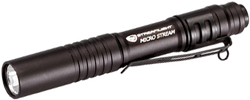 Streamlight Microstream Light - White Led Black W/pocket Clip - Skoutley Outdoors LLC
