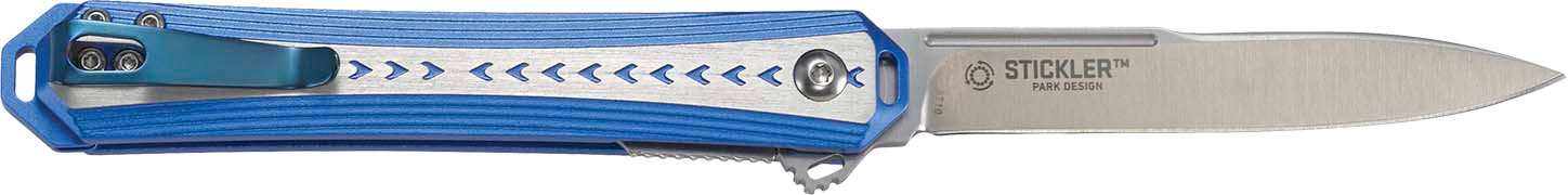 Crkt Stickler 3.38" Folder - Assisted Ss/blue Handle - Skoutley Outdoors LLC