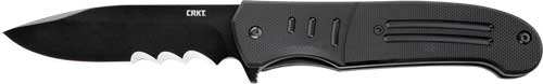 Crkt Ignitor Black 3.48" Pln - Edge Asstd Opening Satin/g10 - Skoutley Outdoors LLC