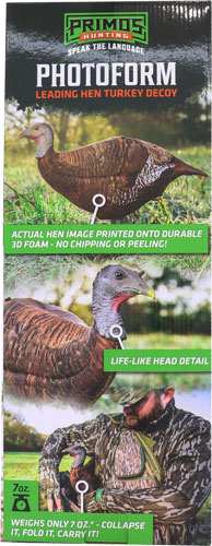Primos Turkey Decoy Photoform - Leading Hen< - Skoutley Outdoors LLC