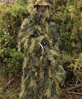 Red Rock Ghillie Suit Woodland - 5 Piece Adult Medium/large - Skoutley Outdoors LLC