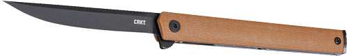 Crkt Ceo Flipper 3.3" Plain - Edge Desert Tan/black Aus8 - Skoutley Outdoors LLC