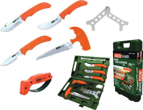 Accusharp Game Processing Kit - Complete 9-piece Kit W/hd Case - Skoutley Outdoors LLC