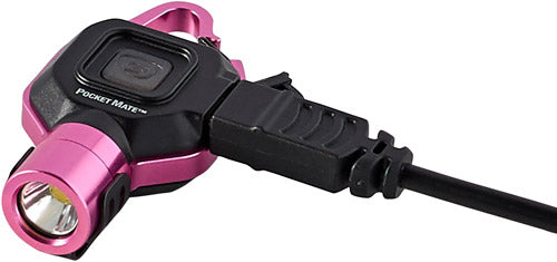 Streamlight Pocket Mate Usb - Edc Light W/pocket Clip Pink - Skoutley Outdoors LLC