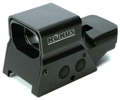 Load image into Gallery viewer, Konus Red/grn Dot Sightpro R8 - 2-5moa 1x39 8-retic Dual Rail
