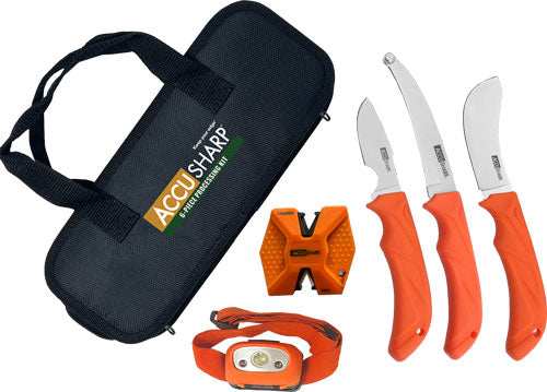 Accusharp 6-piece Processing - Kit W/sharpener & Headlamp - Skoutley Outdoors LLC