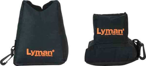 Lyman Crosshair Shooting Bag - Combo Front & Rear Black Nylon - Skoutley Outdoors LLC