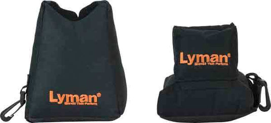Lyman Crosshair Shooting Bag - Combo Front & Rear Black Nylon - Skoutley Outdoors LLC