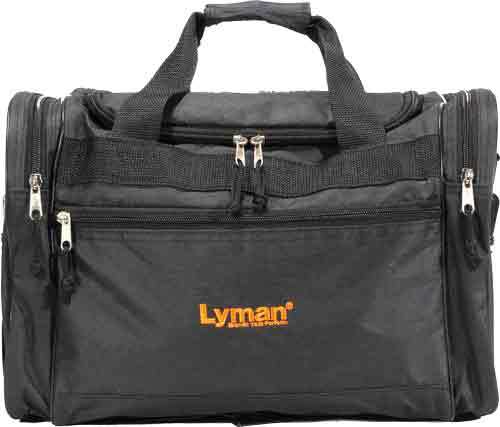 Lyman Handgun Range Bag - Black Nylon W/carry Strap - Skoutley Outdoors LLC