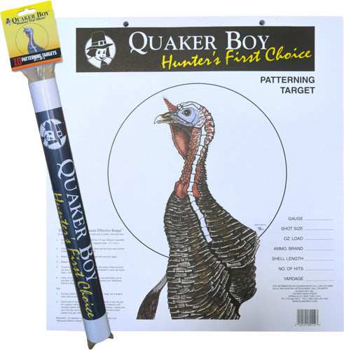 Quaker Boy Paper Target Turkey - 20" X 20" Rolled 10-pack - Skoutley Outdoors LLC