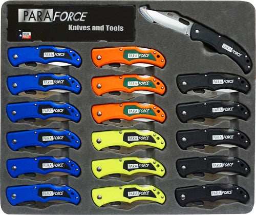 Accusharp Paraforce Lock Back - Knife Set 18 Knives Per Disply - Skoutley Outdoors LLC