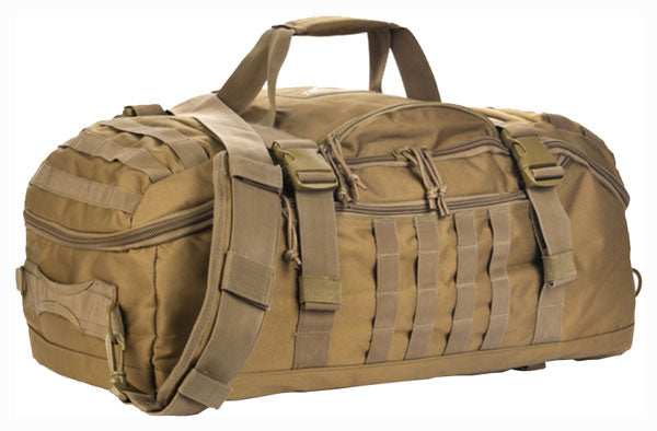 Red Rock Traveler Duffle Bag - Backpack Or Luggage Coyote - Skoutley Outdoors LLC