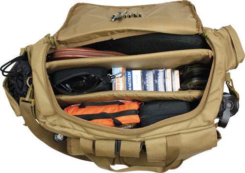 Red Rock Operations Duffle Bag - 7 External Utility Pouches Tan - Skoutley Outdoors LLC