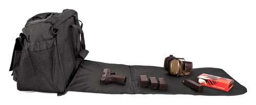 Red Rock Deluxe Range Bag Blk - Fold Out Work/cleaning Gun Mat - Skoutley Outdoors LLC