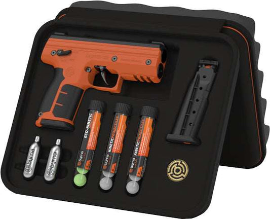 Byrna Sd Kinetic Kit Orange W/ - 2 Mags & Projectiles - Skoutley Outdoors LLC