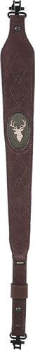 Allen Sued Deer Head Sling W/ - Swivels Brown Leather - Skoutley Outdoors LLC