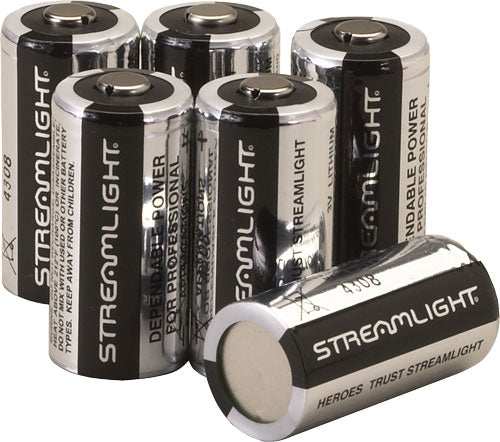 Streamlight Cr123a Batteries - Lithium 6-pack - Skoutley Outdoors LLC