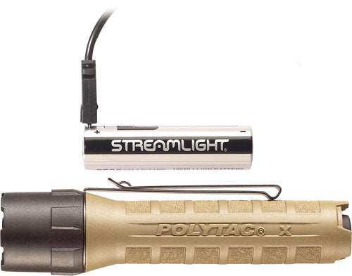 Streamlight Poly-tac X Usb - Light White Led Coyote Brown - Skoutley Outdoors LLC