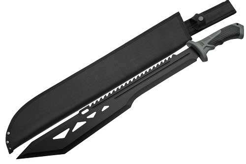 Szco Rite Edge 20" Macho - Machete Black W/sheath 25" Oal - Skoutley Outdoors LLC