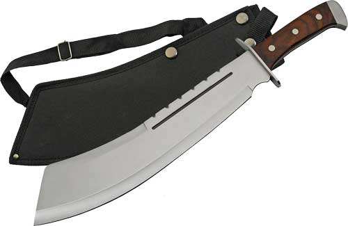 Szco Rite Edge 13.5" Wood - Bully Machete Ss Blade W/shth - Skoutley Outdoors LLC