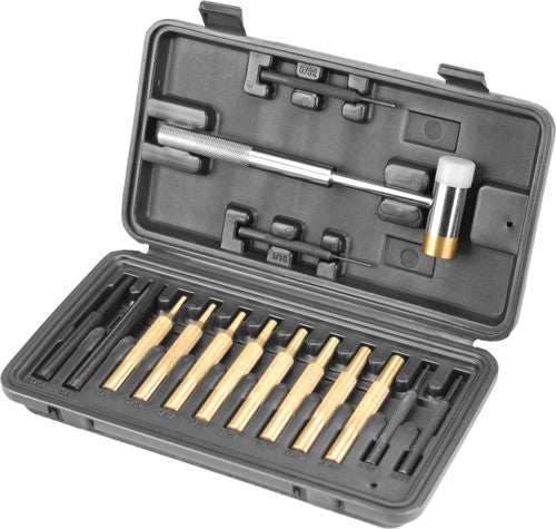 Wheeler Hammer And Punch Set - 14-punches/1-hammer/case - Skoutley Outdoors LLC