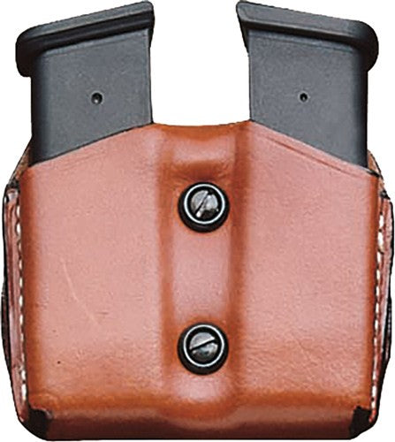 Load image into Gallery viewer, Desantis Double Mag Pouch Owb - Lthr Fits Glock 17/19/23/22 Tn
