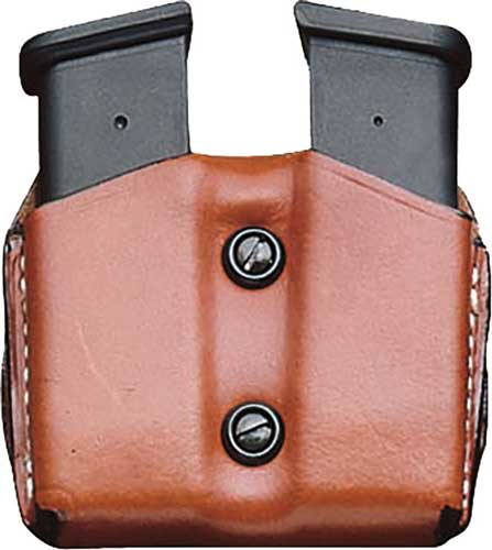 Load image into Gallery viewer, Desantis Double Mag Pouch Owb - Leather Sig P365 Tan

