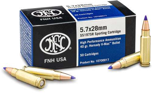 Fn 5.7x28 40gr V-max Ss197sr - 50rd 10bx/cs - Skoutley Outdoors LLC