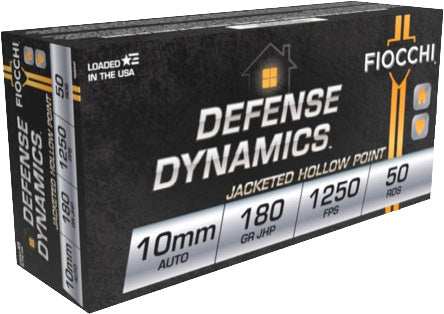 Fiocchi 10mm 180gr Jhp - 50rd 10bx/cs - Skoutley Outdoors LLC