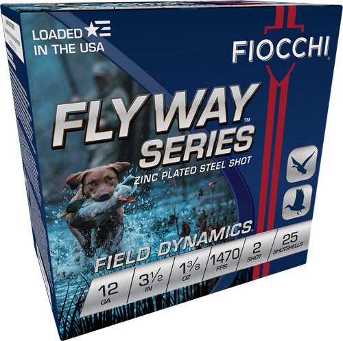 Fiocchi Flyway 12ga 3.5" - 1-3/8oz #2 1470fps 25rd 10bx/c - Skoutley Outdoors LLC