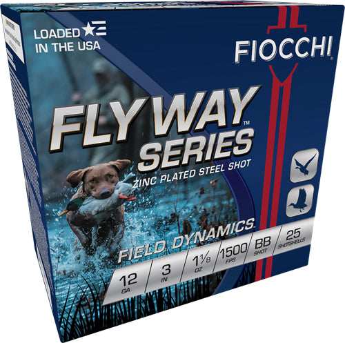Fiocchi Flyway 12ga 3" 1-1/8oz - #bb 1500fps 25rd 10bx/cs - Skoutley Outdoors LLC