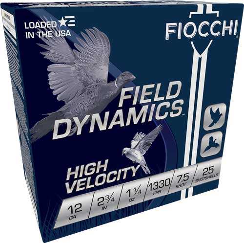 Fiocchi 12ga 2.75" 1-1/4oz - #7.5 1330fps 25rd 10bx/cs - Skoutley Outdoors LLC