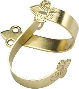 Traditions Gun Hangers Brass - Curved With Felt Lining - Skoutley Outdoors LLC