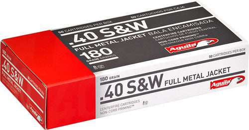 Aguila 40 Sw 180gr Fmj-fn - 50rd 20bx/cs - Skoutley Outdoors LLC