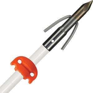 Ams Bowfishing Fiberglass - Arrow Chaos Point White W/ss - Skoutley Outdoors LLC