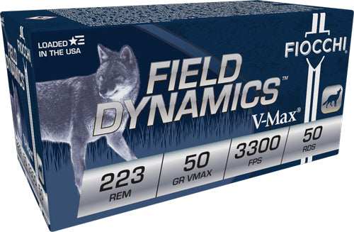 Fiocchi 223 Rem 50gr V-max - 50rd 20bx/cs - Skoutley Outdoors LLC