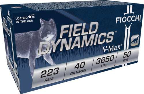Fiocchi 223 Rem 40gr V-max - 50rd 20bx/cs - Skoutley Outdoors LLC