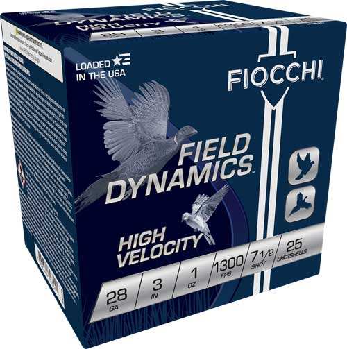 Fiocchi 28ga 3" 1oz #7.5 - 1300fps 25rd 10bx/cs - Skoutley Outdoors LLC