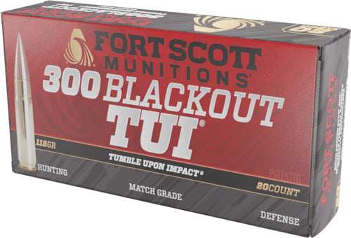 Fort Scott 300 Aac 115gr Tui - Solid Copper 20rd 25bx/c - Skoutley Outdoors LLC