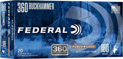 Federal Power-shok 360 - Buckhammer 180gr Sp 20rd 10b/c - Skoutley Outdoors LLC