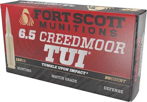 Fort Scott 6.5 Cm 123gr Tui - Solid Copper 20rd 10bx/cs - Skoutley Outdoors LLC