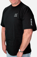 Glock Oem Black Short - Sleeve T Shirt Lg - Skoutley Outdoors LLC