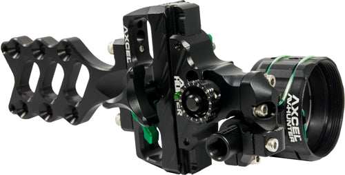 Axcel Bow Sight Accu Hunter - Single Pin Green .019 W/scope - Skoutley Outdoors LLC